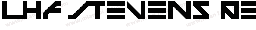 LHF Stevens Percepta Bold Italic字体转换